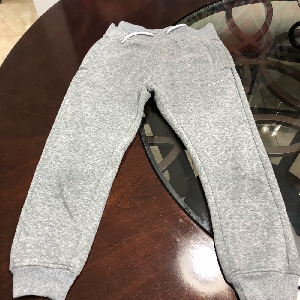 DKNY, gray boy's joggers, size 5